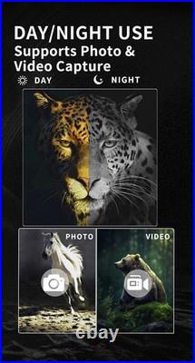 2in Screen 36MP 850nm Infrared Light Night Vision 8X Digital Zoom Hunting IP54