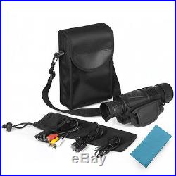 2x14500 Battery+5x40 Infrared Dark Night Vision IR Monocular Binoculars For Hunt