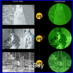 2xInfrared Night Vision IR Telescope HD Monocular LCD Display for Helmet Hunting