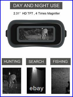 300m Long Distance Digital Night Vision Binoculars Video Recording HD Infrared