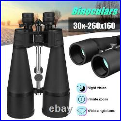 30-260X160 Binoculars Professional Telescope HD Night Vison Hunting Camping Zoom