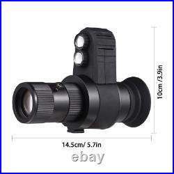 320320 Digital Night Vision Monocular 4-15X Riflescope With IR Illuminator S4S7