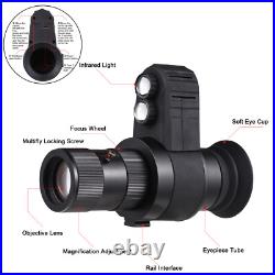 320320 Digital Night Vision Monocular 4-15X Riflescope With IR Illuminator S4S7
