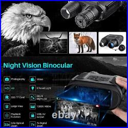 32GB IR Infrared Day & Night Vision Binocular 7x31 Zoom Hunting Telescope NV400B