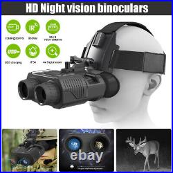3D 1080P 4K Night Vision Binoculars Infrared Head Mounted Goggles NV8300 /NV8000