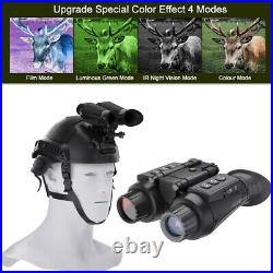 3D 1080P 4K Night Vision Binoculars Infrared Head Mounted Goggles Telescope 8300