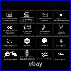 3D 4K Night Vision Binoculars for Hunting Infrared Digital Head Mount Goggles 3D 4K Night Vision Binoculars for Hunting Infrared Digital Head Mount Goggles