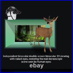 3D 4K Night Vision Binoculars for Hunting Infrared Digital Head Mount Goggles 3D 4K Night Vision Binoculars for Hunting Infrared Digital Head Mount Goggles