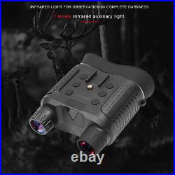 3D/8X Night Vision Binoculars Infrared Digital Head Mount Goggles for Hunting #