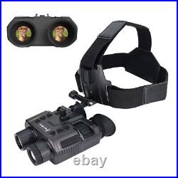 3D/8X Night Vision Binoculars Infrared Digital Head Mount Goggles for Hunting US
