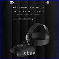 3D/8X Night Vision Binoculars Infrared Head Mounted Goggles NV8160 / NV8000
