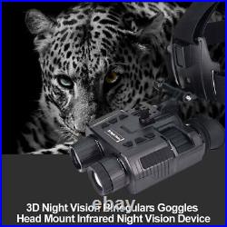 3D Digital 850nm Night Vision Goggles IR Infrared Technology Hunting Binocular