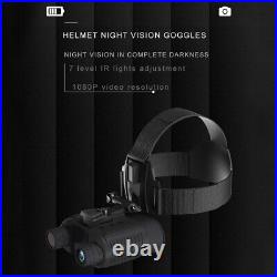 3D Night Vision Goggles IR 1080p HD infrared NV Binocular Naked Eye Head Helmet 3D Night Vision Goggles IR 1080p HD infrared NV Binocular Naked Eye Head Helmet