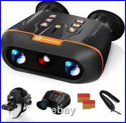 3D VR Night Vision Goggles 4K Night Vision Binoculars, Wide FOV 58° 3600mAh