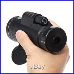 40X60 HD Zoom Monocular Night Vision Telescope + Clip & Tripod For Mobile Phone