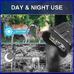 4K 1.3MP Night Vision Goggles Hands Free Head Mounted Night Vision Binoculars