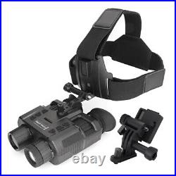 4K 36MP Night Vision Goggles 8X Digital Zoom Binoculars For Cave Searching T2L0