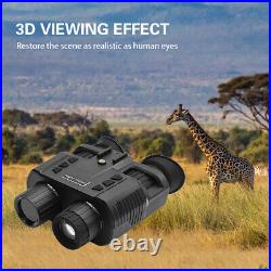 4K 36MP Night Vision Goggles 8X Digital Zoom Binoculars For Cave Searching T2L0