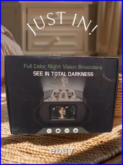 4K Full Color Night Vision Goggles 112MP Infrared Digital Binoculars