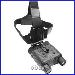 4K HD Night Vision Binoculars Goggles Head Mount Infrared Hunting Monitor NV8160