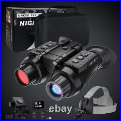 4K Head-Mounted Night Vision Goggles & Binoculars for Adults NVG with Manua