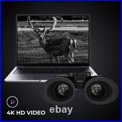 4K Head-Mounted Night Vision Goggles & Binoculars for Adults NVG with Manua