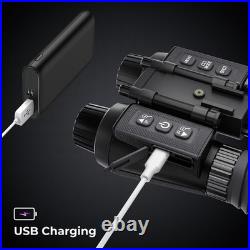 4K Head-Mounted Night Vision Goggles & Binoculars for Adults NVG with Manua