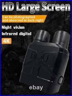 4K Night Vision Binoculars, 3-inch large screen, give as a 32GB memory card