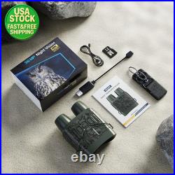 4K Night Vision Binoculars for Adults Infrared Goggles Rechargeable Camping Gear