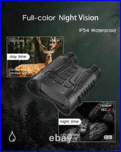 4K Night Vision Binoculars with Video Recording for Men, Gifts for Dad & Husb