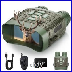 4K Night Vision Goggles, 48 MP Night Vision Binoculars 10X Zoom & 5000mAh Bat