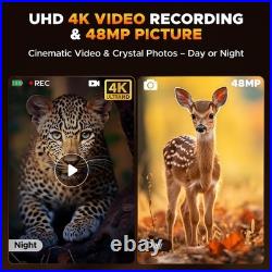 4K Night Vision Goggles, 48 MP Night Vision Binoculars 10X Zoom & 5000mAh Bat