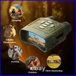 4K Night Vision Goggles, 48 MP Night Vision Binoculars 10X Zoom & 5000mAh Bat