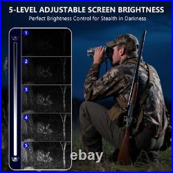 4K Night Vision Goggles, 4.0 HD Screen Night Vision Binoculars with 5000mAh