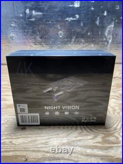 4K Night Vision Goggles, 58MP Full-Color Night Vision Binoculars with 10000mAh