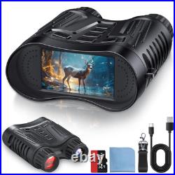 4K Night Vision Goggles Binoculars Infrared Night Vision in 100% Darkness