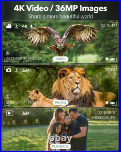 4K Night Vision Goggles Binoculars Infrared Night Vision in 100% Darkness