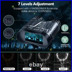 4K Night Vision Goggles Binoculars Infrared Night Vision in 100% Darkness