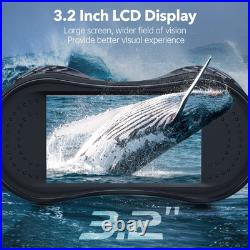 4K Night Vision Goggles Binoculars Infrared Night Vision in 100% Darkness
