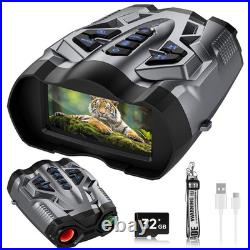 4K Night Vision Goggles for Adults, 10X Zoom Night Vision Binoculars with 1000