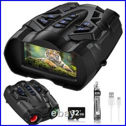 4K Night Vision Goggles for Adults, 10X Zoom Night Vision Binoculars with 1000