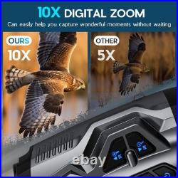 4K Night Vision Goggles for Adults, 10X Zoom Night Vision Binoculars with 1000