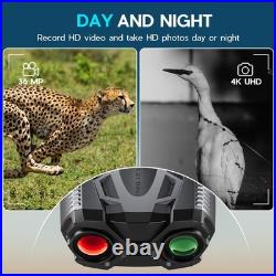 4K Night Vision Goggles for Adults, 10X Zoom Night Vision Binoculars with 1000