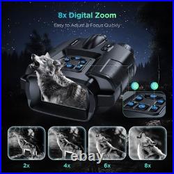 4K Night Vision Goggles for Adults, 2000FT Night Vision Binoculars with 64GB