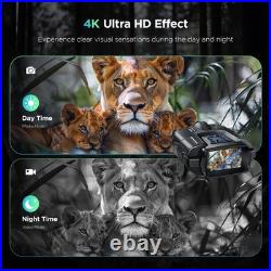 4K Night Vision Goggles for Adults, 2000FT Night Vision Binoculars with 64GB