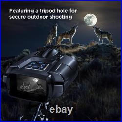 4K Night Vision Goggles for Adults, 2000FT Night Vision Binoculars with 64GB