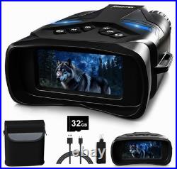 4K Night Vision Goggles for Adults Digital Night Vision Binoculars with 8X