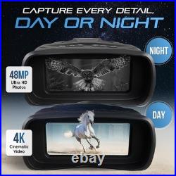 4K Night Vision Goggles for Adults Digital Night Vision Binoculars with 8X