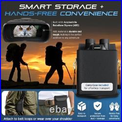 4K Night Vision Goggles for Adults Digital Night Vision Binoculars with 8X