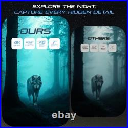 4K Night Vision Goggles for Adults Digital Night Vision Binoculars with 8X